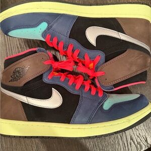 NIKE AIR JORDAN 1 RETRO I HIGH OG TOKYO BIO HACK BROWN PINK BRED size 12